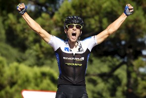 Leo Koenig lands the first Grand Tour stage victory for NetApp-Endura